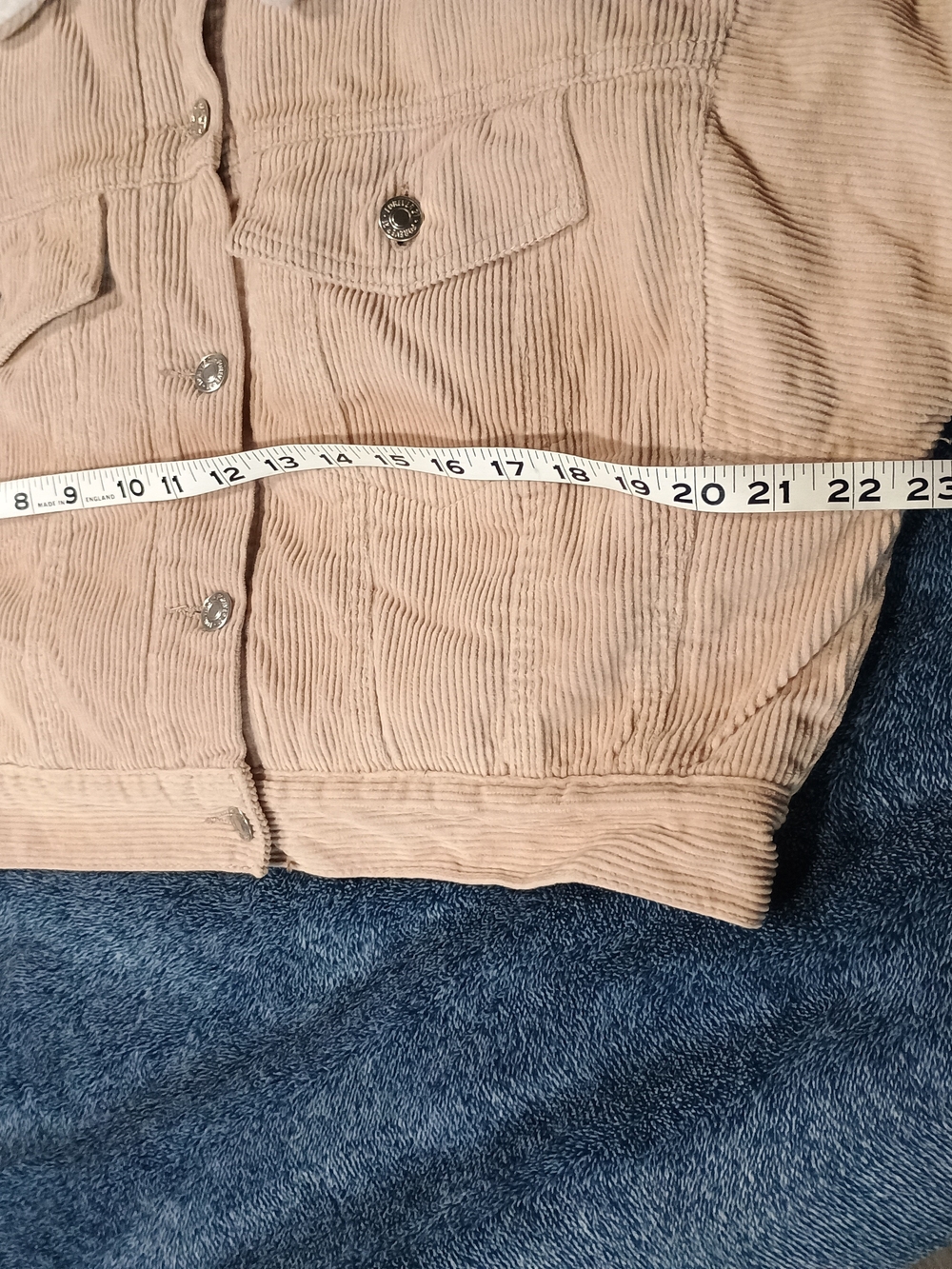 Forever 21 Beige Corduroy Teddy Collar Jacket - Picture 7 of 11